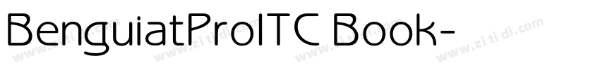 BenguiatProITC Book字体转换